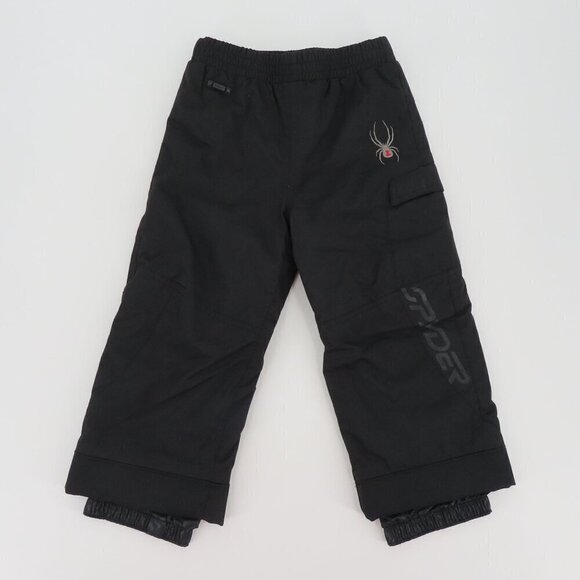 Spyder Unisex Kids Child 4 Solid Black Winter Snow Pants Pockets XT Waterproof - Picture 13 of 13